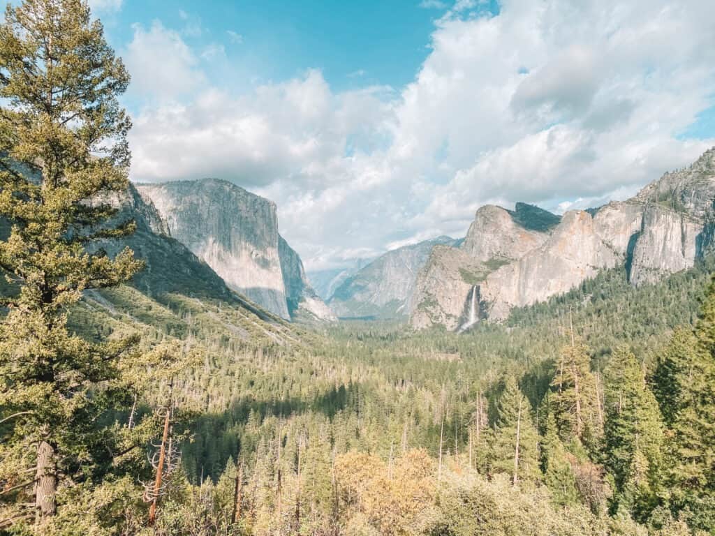 Yosemite Valley from Wawona Tunnel.