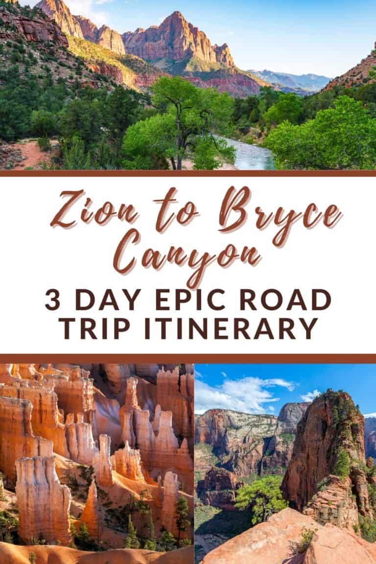Zion to Bryce Canyon 3 Day Ultimate Road Trip Itinerary Brooke In Boots