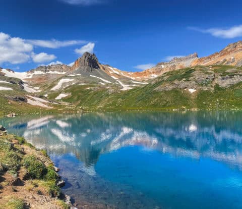 Ice Lake in Ice Lake Basin, San Jan Mountains Colorado