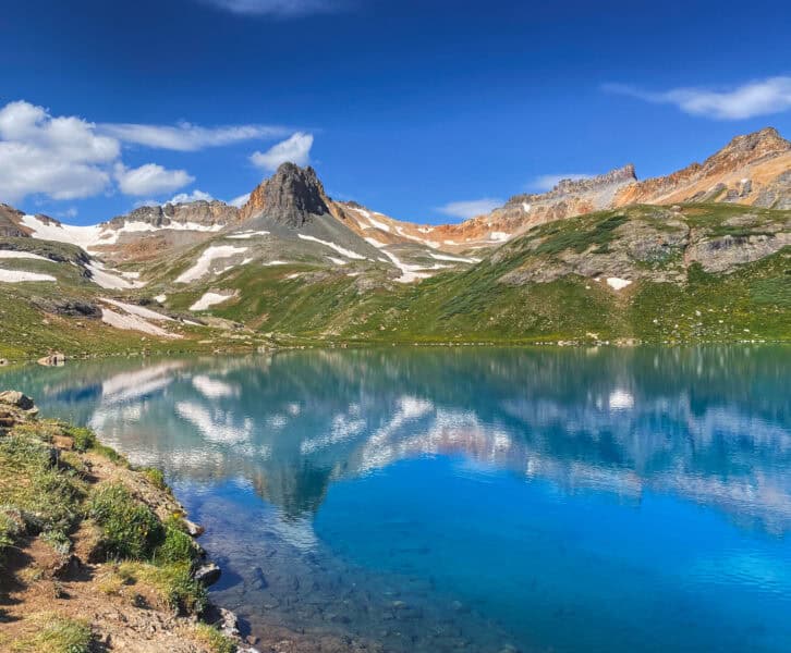Ice Lake in Ice Lake Basin, San Jan Mountains Colorado