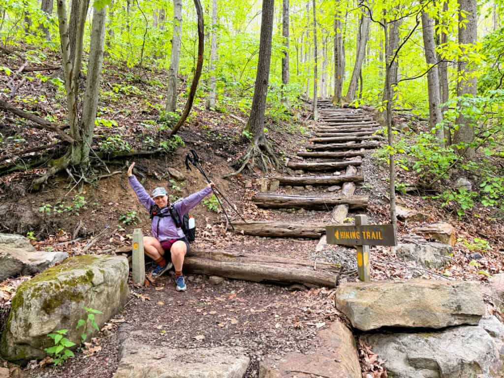 Mile 0! The Southern Terminus of the Laurel Highlands Hiking Trail