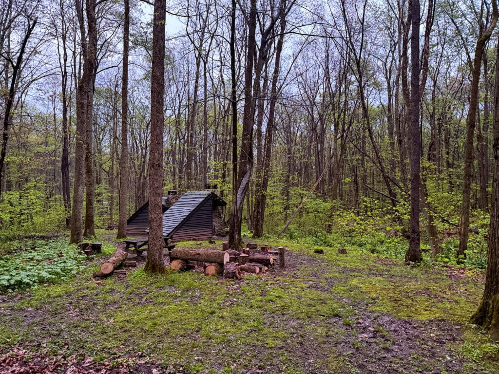 Route 56 Shelter Area on the LHHT